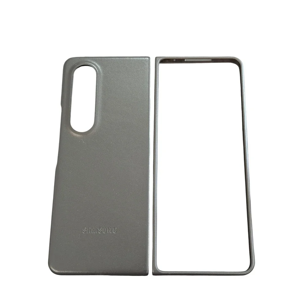 Mm7U Samsung Leather Cover for Galaxy Z Fold4 – Black‎